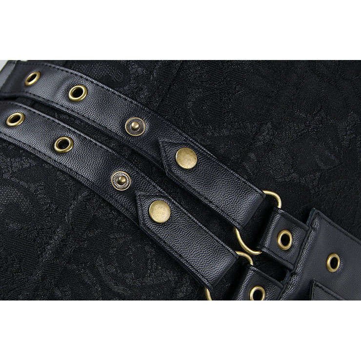 Steampunk Corset with Sleeveless Jacket N8734