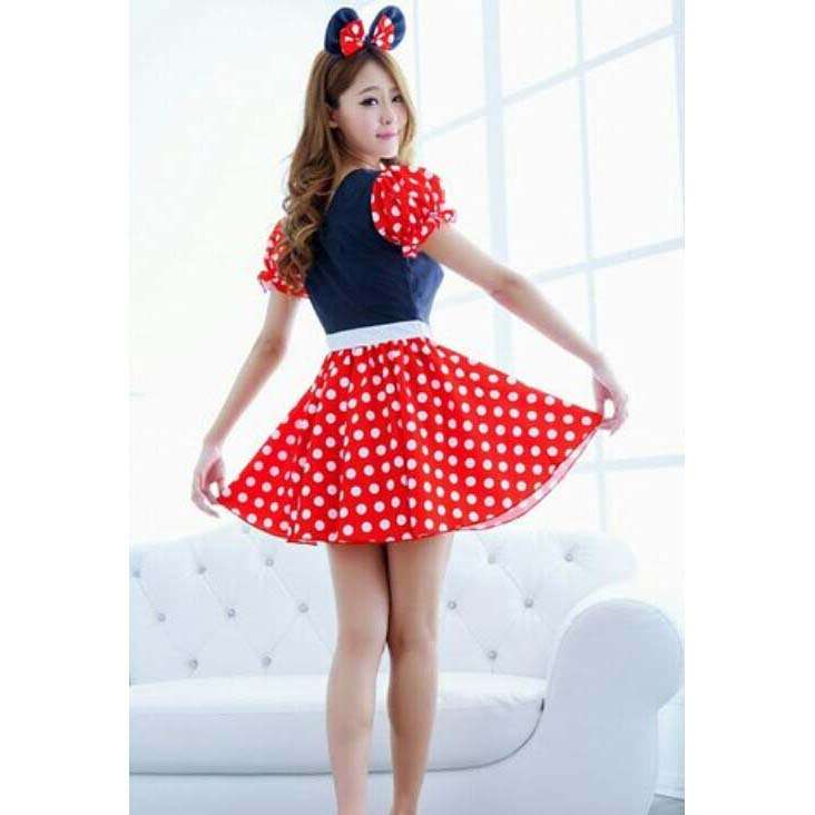 Cute Mickey Mouse Fancy Dress Costume N9650