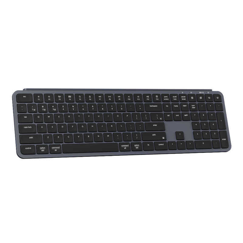 Keychron B6 Pro Ultra-Slim 100% Wireless Keyboard &#x2013; Space Grey