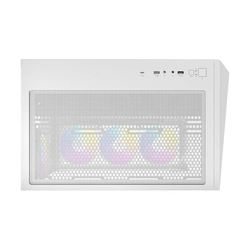 Antec C5 ARGB ATX DUAL Mid Tower Gaming Chassis &#x2013; White