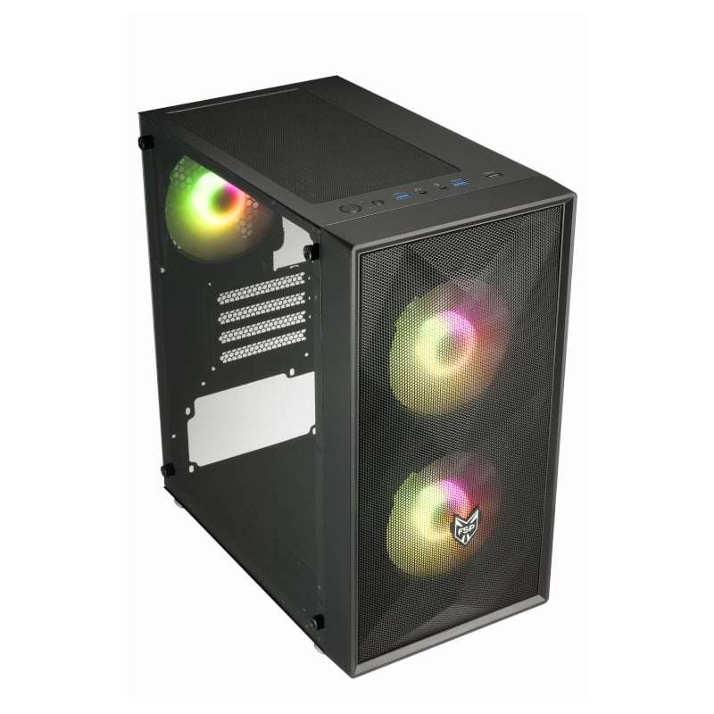 FSP CST130A Micro-ATX&#xD;Gaming Chassis - Black