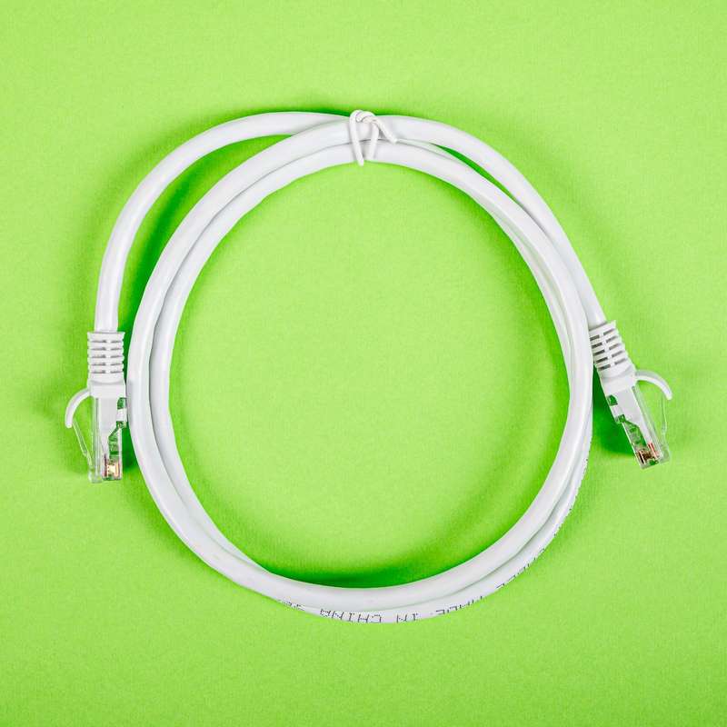 Gizzu Cat6 UTP Fly Lead Ethernet Network Cable 1m &#x2013; White