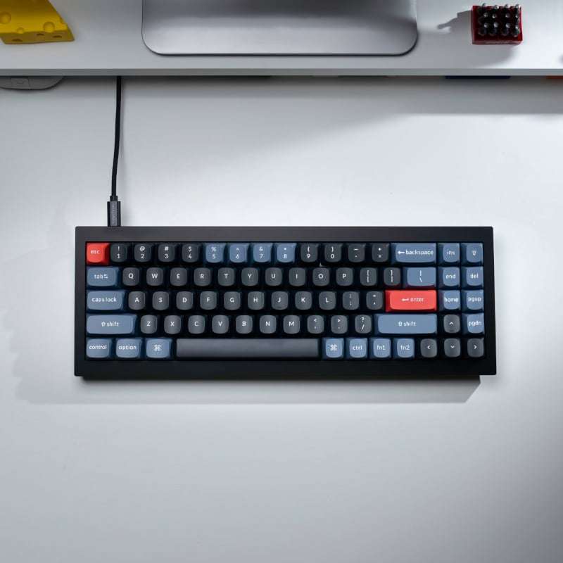 Keychron Q7 70% Red G Pro Switches Aluminium RGB Wired Keyboard - Black