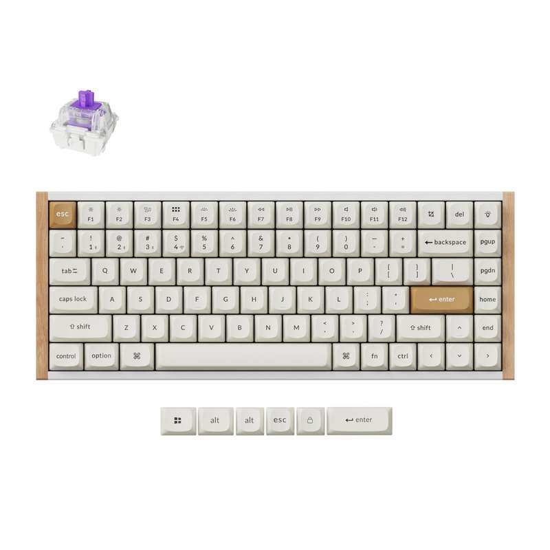 Keychron K2 HE Wireless Special Edition Magnetic Custom Keyboard | NEBULA Switch &#x2013; White