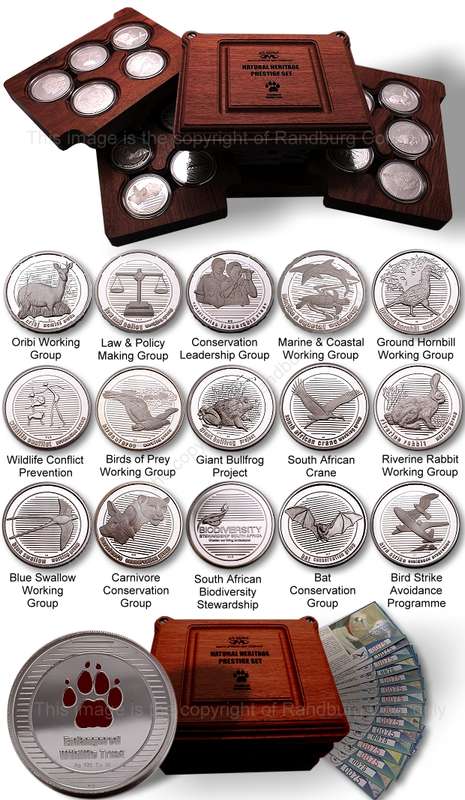 006_Sterling_Silver_15_Medallion_Natural_Heritage_Endangered_Wildlife_Trust_Prestige_Set