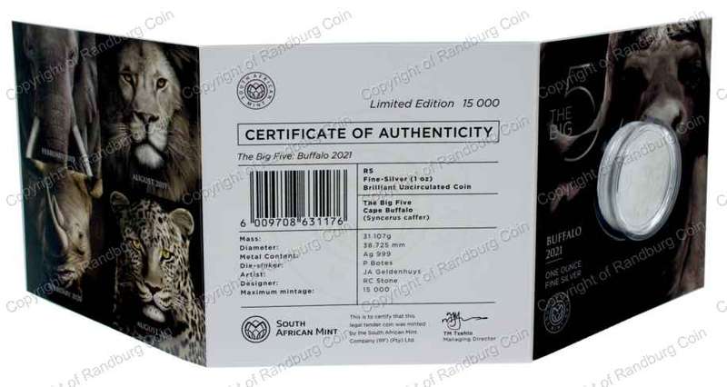 2021_1oz_R5_Fine_Silver_Buffalo_Brilliant_Unc_Big_Five_Series_folder_back