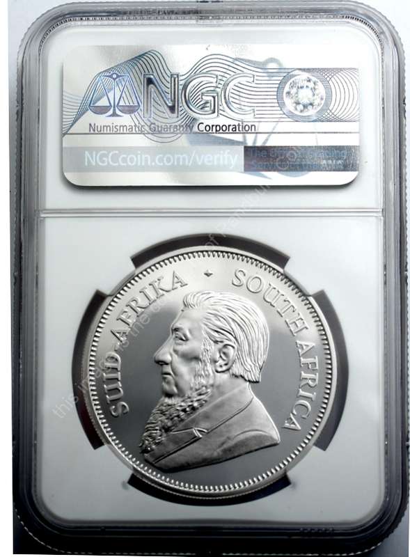 2017 Fine Silver Proof 1 oz PF69 Krugerrand 50th Anniversary ob