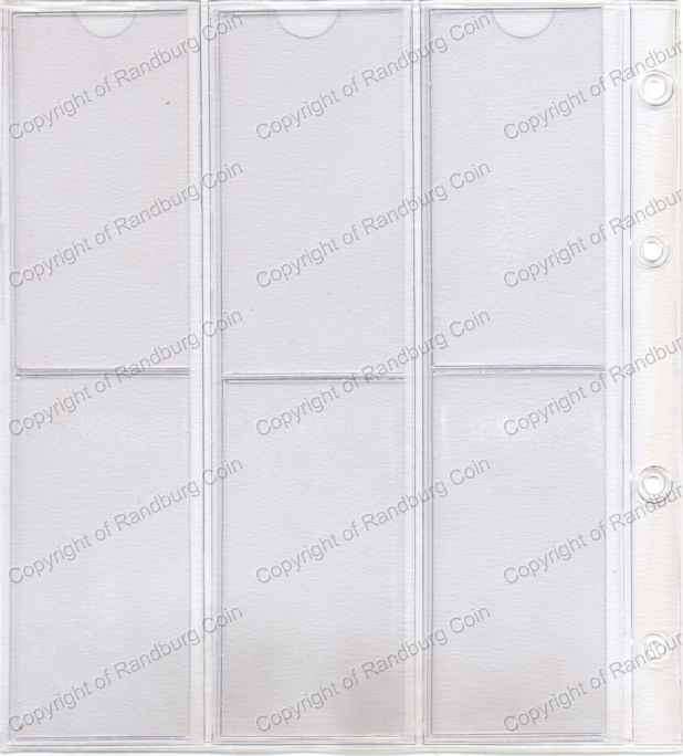 *#* Universal Coin Album 6 Pocket Page A5 - Suitable for War Medals *#*