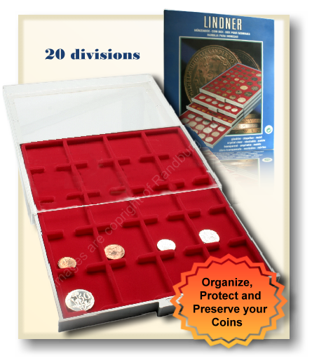 Lindner X20 Collection Coin Tray - Organise and Protect your Collection