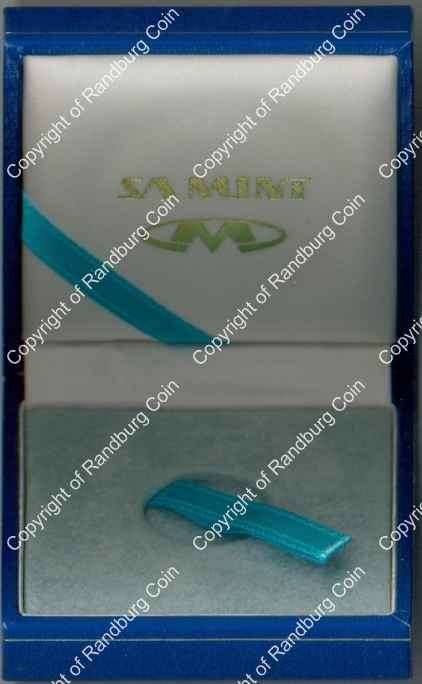 *#* Protea tenth oz empty light blue box *#*