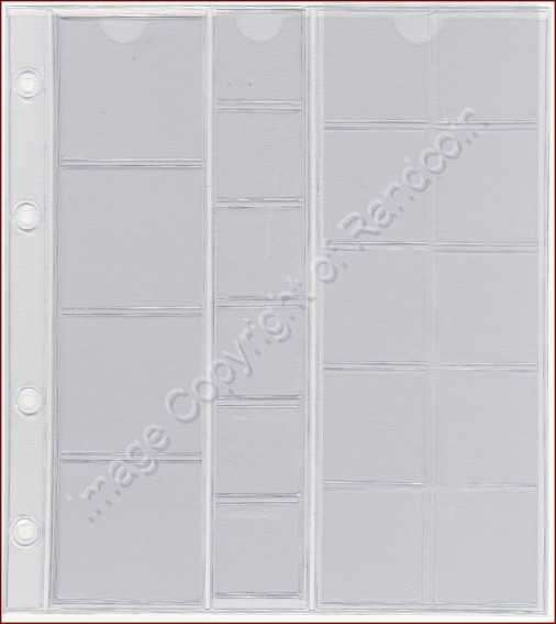 *#* Universal Coin Album A5 - Extra Pages. 20 Pocket Page - Mixed *#*