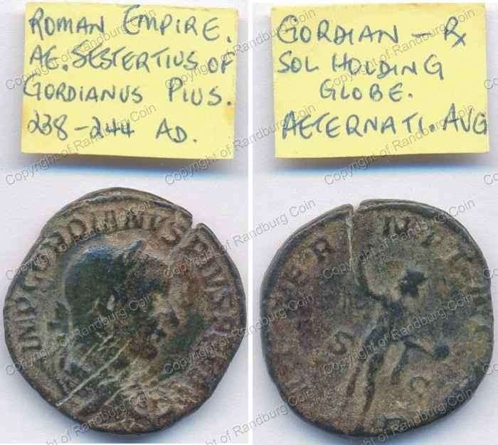 *#* Gordianus Pius AD238-244 - Roman Empire - Sestertius *#*