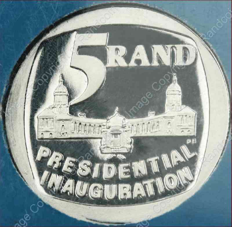 1994_Presidential_Inauguration_in_Perspex_coin_rev
