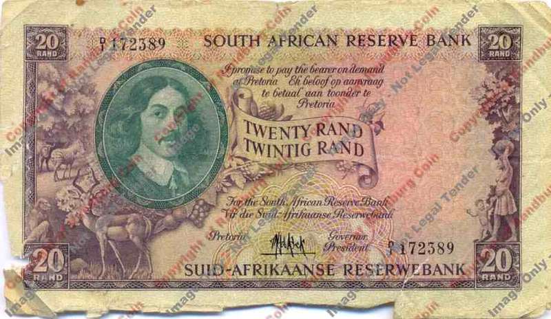 *#* MH DE KOCK - 4th Issue - Twenty Rand Eng/Afr - VG - see description *#*