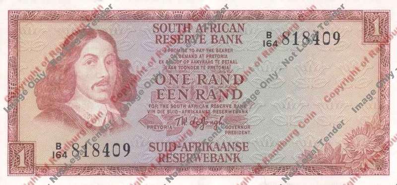 *#* TW de JONGH - 2nd Issue - 1 Rand - Eng/Afr - AU *#*