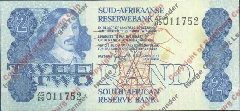*#* GPC De Kock 2nd Issue - Two Rand EF Note - Marks on front *#*
