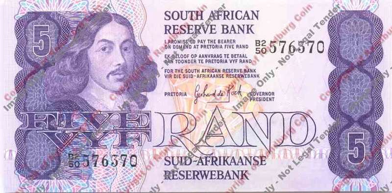 *#* GPC De Kock 2nd Issue - Five Rand UNC Note *#*