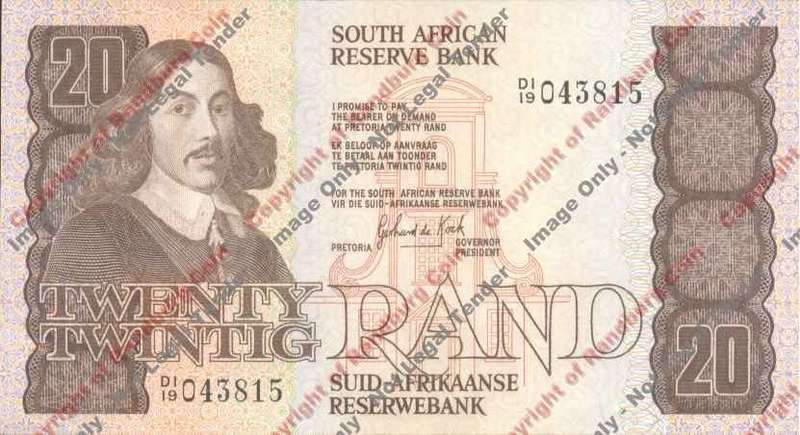 *#* GPC De Kock 2nd Issue - Twenty Rand EF+ Note *#*