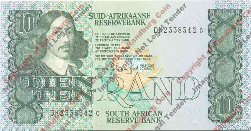 *#* GPC De Kock 3rd Issue - 1985 Ten Rand Note EF+ *#*