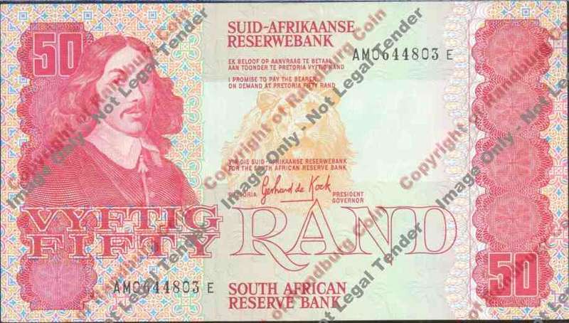 *#* GPC De Kock 3rd Issue - Fifty Rand Note - EF+ *#*