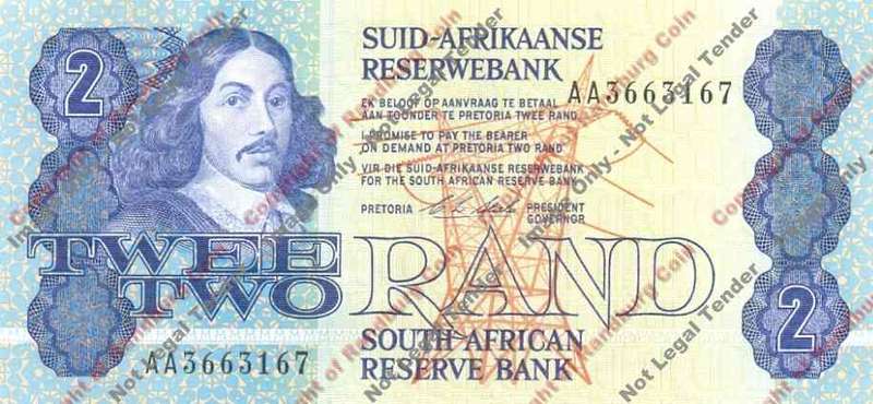 *#* CL Stals 1st Issue - Two Rand Note - AU *#*