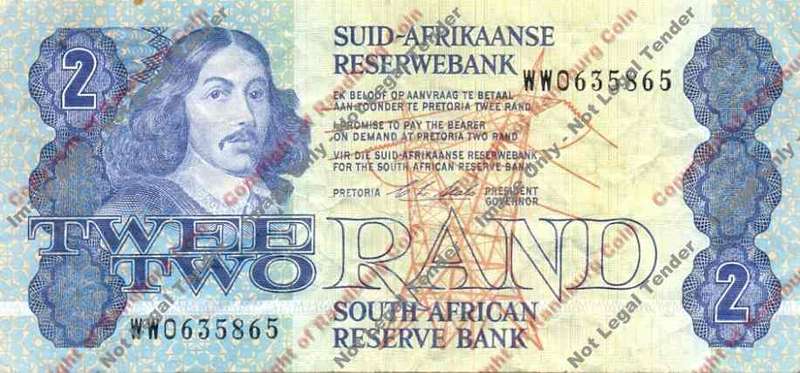 *#* CL Stals 1st Issue - Two Rand WW Replacement Note F+ *#*