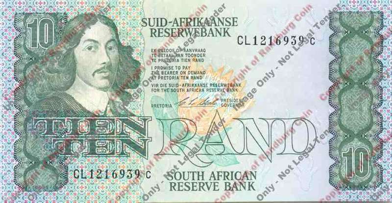 *#* CL Stals 1st Issue - Ten Rand Note - EF *#*
