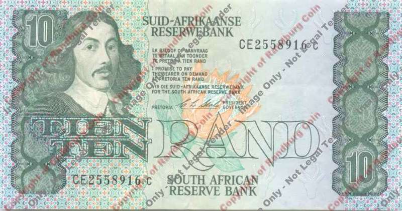 *#* CL Stals 1st Issue - Ten Rand Note - VF+ *#*