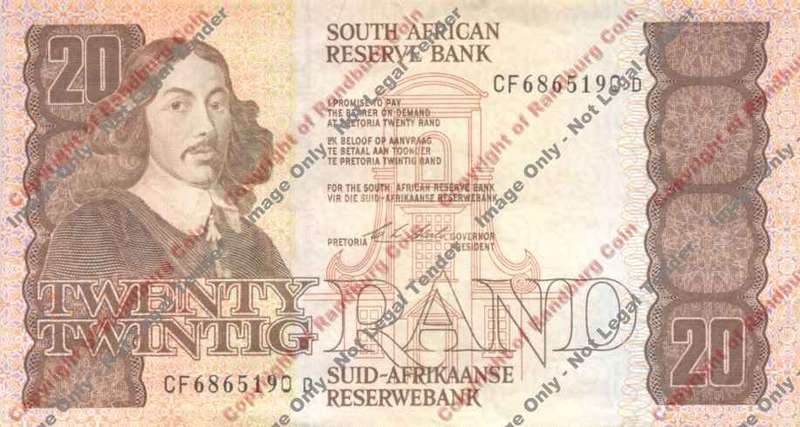 *#* CL Stals 1st Issue - 1990 Twenty Rand Note - VF *#*
