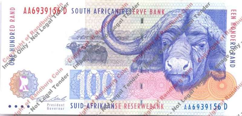 *#* CL Stals 2nd Issue - AA One Hundred Rand Note - EF+ *#*