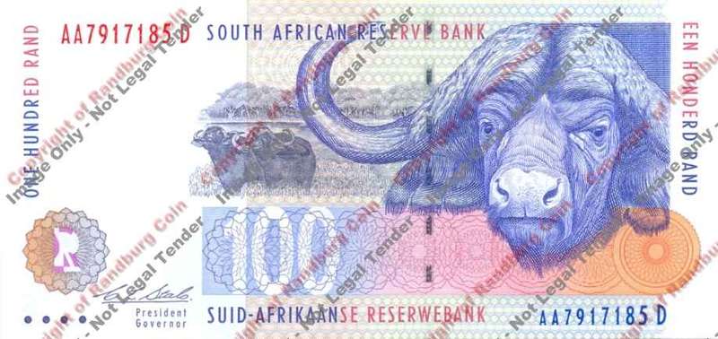 *#* CL Stals 2nd Issue - AA One Hundred Rand Note - UNC *#*