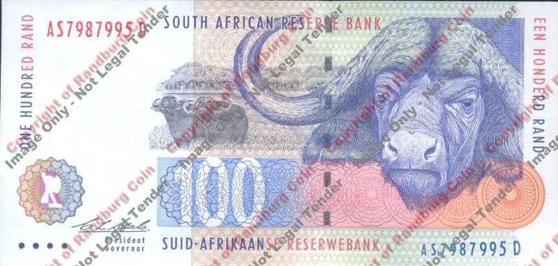 *#* CL Stals 2nd Issue - One Hundred Rand Note - Uncirculated  - Crimped on security thread *#*