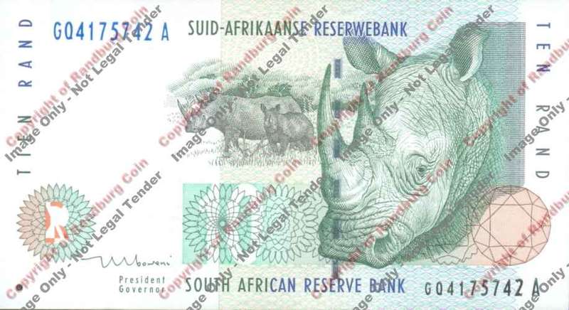*#* TT Mboweni - 1st Issue - Ten Rand - UNC *#*