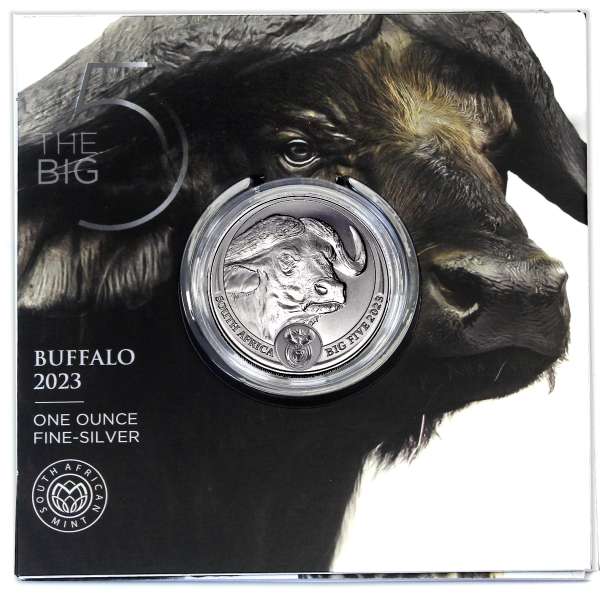 *#*2023 1oz R5 Fine Silver Buffalo Brilliant Uncirculated Big Five Series ii *#*