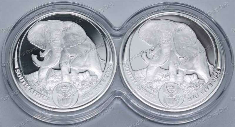 2024_Twin_1oz_Fine_Silver_Proof_R5_Big_Five_Series_III_Elephant_Coin_Set_ob