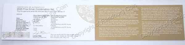 2025_1oz_Fine_Silver_Kruger_and_Big_Five_Lion_Series_III_Combo_Set_cert
