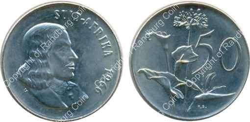 *#* 1966 South African 50 Cents Afrikaans *#*