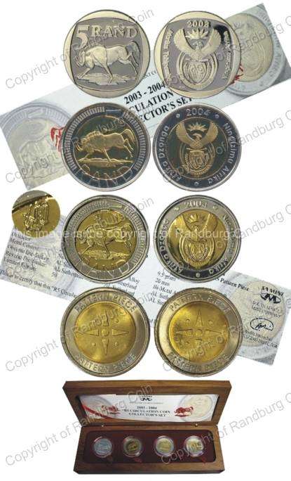 *#*2003 - 2004 R5 Circulation Coin Collector`s Set - Low Mintage 50 ONLY *#*