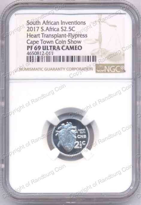 *#* 2017 Silver Flypress Tickey Heart Transplant - CPT Mintmark NGC PF69 Ultra Cameo *#*
