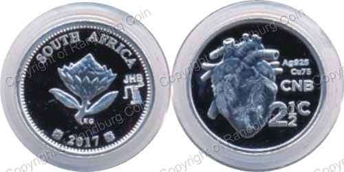 *#* 2017 SA Mint Flypress Tickey - The Heart Transplant - JHB Mintmark *#*