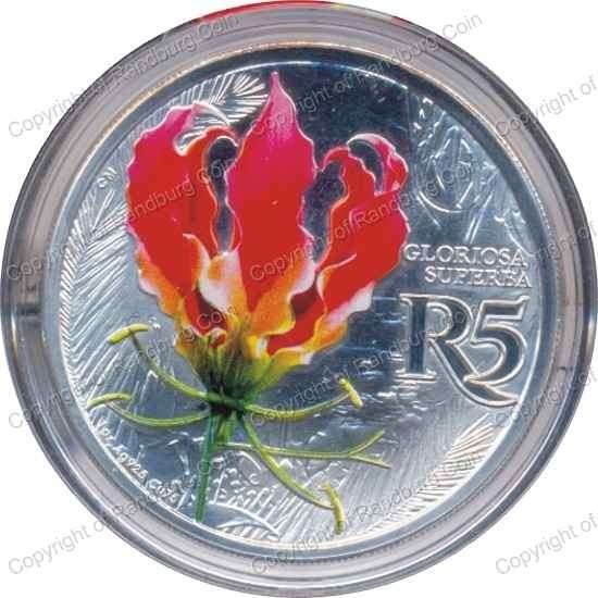 2019_R5_1oz_Sterling_Silver_Colour_Crown_African_Flame_Lily_Coin_ob