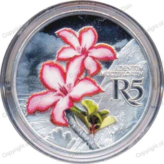 2019_R5_1oz_Sterling_Silver_Colour_Crown_Impala_Lily_Coin_ob