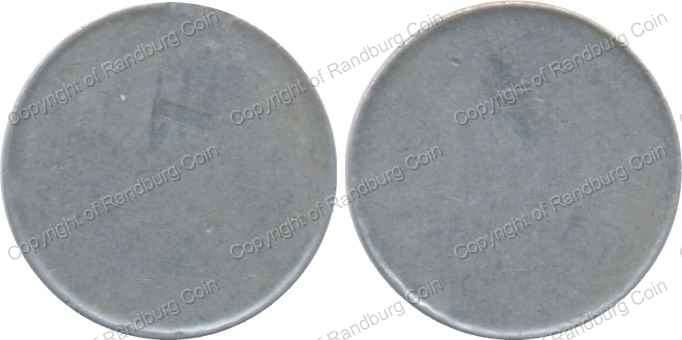 *#* Blank Fifty Cents Copper/Nickel Coin - see images *#*