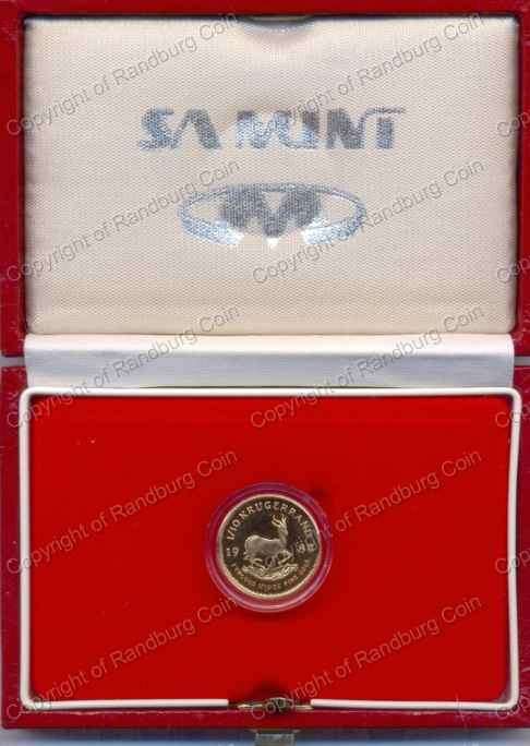 *#* 1988 GRC SA Gold Proof Kruger Rand Tenth Ounce *#*