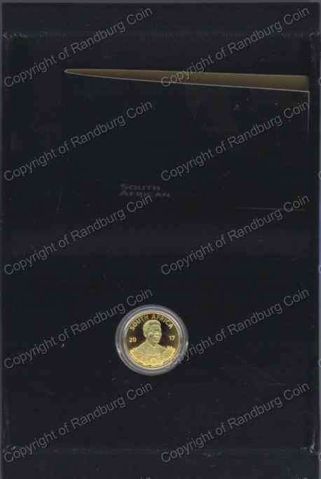 *#* 2017 One Tenth oz Gold Protea Mandela - Life of a Legend  Series *#*