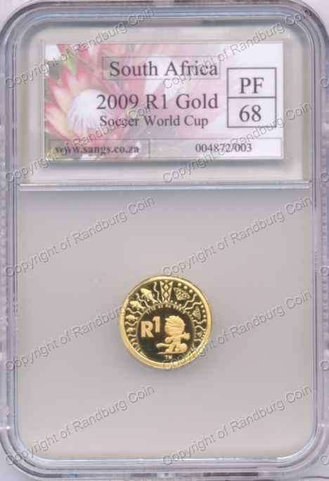 *#* 2009 Gold R1 FIFA 2010 World Cup - Graded PF68 *#*