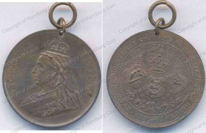 *#* GB 1897 Queen Victoria Diamond Jubilee Bronze medallion *#*