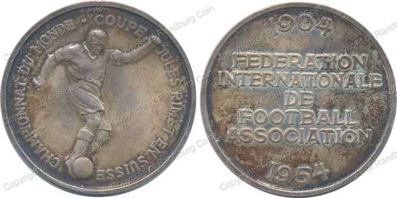 *#* 1954 STG Silver FIFA 50th Anniversary Medallion *#*