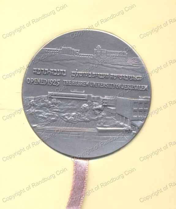 *#* Israel 1965 Opening of the Jerusalem Hebrew University 40th Anniversary Silver Medal *#*