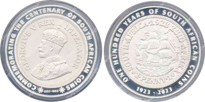 *#* 2023 GRC 100 Years of South African Coins Pure Silver 1kg Medallion *#*